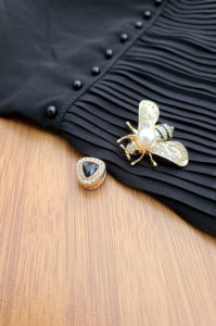 Black Pleated Gift Set