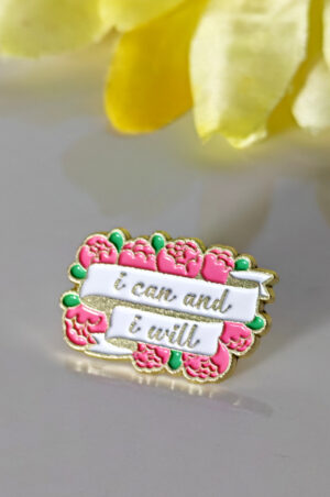 NEW Floral Affirmation Enamel Pins