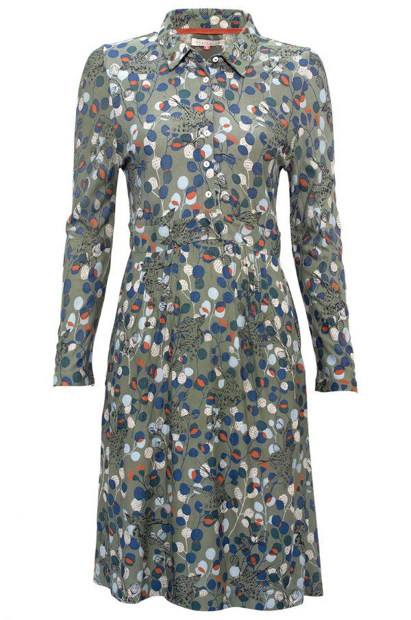 CLEARANCE | Winter Eucalyptus Dress with Pockets - Image 2